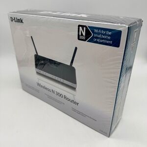 D-Link Wireless N 300 Router DIR-615 WiFi 802.11n 4-Port 10/100 Switch Sealed